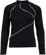 Object Objjanne Knit SLI L/S Pullover 136 Kvinde Multi Toppe Str XL - ...