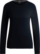 BOSS Feganasi Kvinde Dark Blue Sweaters Str L - hos Magasin