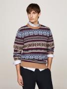 Tommy Hilfiger Gifting Wool Blend Fairisle C NK Mand Safari Canvas / M...