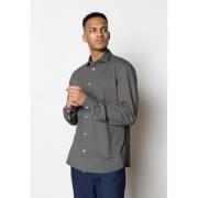 Clean Cut Copenhagen Clean Formal AOP Stretch Shirt LS Mand Col Langær...