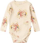 Konges Sløjd Minnie Glitter Body Gots Str 6M - Horn Stars Langærmede B...