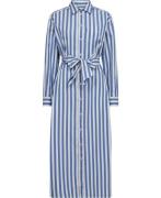 Weekend Max Mara Falasco Kvinde Light Blue Midi Kjoler Str 40 - Bomuld...