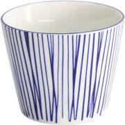 Tokyo Design Studio Nippon Blue Cup 8.3x6. 5cm 180ml Lines D Blue/whit...