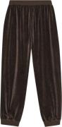 Moshi Moshi Mind Mally Sweatpants Velvet Kvinde Dark Brown Bukser Med ...