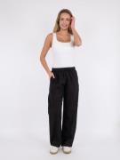 Neo Noir Sonar Linen Pants Kvinde Black Bukser Med Brede Ben Str 40 - ...