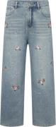 HUNKØN Dolly Denim Trousers Kvinde Light Denim Wide Jeans Str L Denim ...