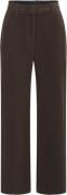 Heartmade Noma Pants HM Kvinde Chocolate Brown Bukser Med Lige Ben Str...