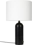 Gubi Gravity Table Lamp Large Base: Black Marble, Shade: White 0008 St...