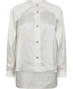 La Femme Rousse Agnes Shirt Kvinde Ivory Langærmede Skjorter Str S - h...