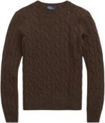 Polo Ralph Lauren 2/12 Cashmere Sfalsl-swt Kvinde Branch Brown Melange...