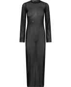 Envii Enraven LS Dress 7192 Kvinde Black Rs Midi Kjoler Str L - hos Ma...