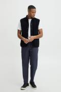 Casual Friday Cfvitus 0039 Teddy Vest Mand Dark Navy Overgangsjakker R...