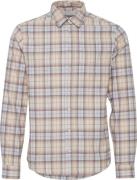 Casual Friday Cfanton LS Checked Shirt Mand Silver Mink Langærmede Skj...