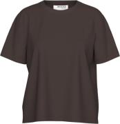 Selected Femme Slfessential SS Boxy TEE Noos Kvinde Coffee Bean Kortær...