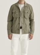 Morris Stockholm Harrison Lt Shirt Jkt Mand Green Overshirts Str L - h...