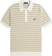 Fred Perry K7636 Mand Ecru Kortærmede Poloer Str S - hos Magasin