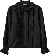 Sofie Schnoor Shirt Kvinde Black Skjorter Str 40 - Bomuld hos Magasin