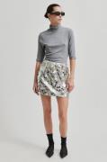 Second Female Audra Short Skirt Kvinde Silver Korte Nederdele Str L - ...