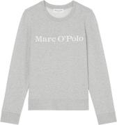 Marc O’Polo Sweatshirt, Logo Print at Chest Kvinde Mid Stone Melange L...