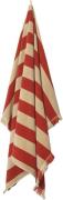 ferm LIVING Alee Beach Towel Light Camel/red Light Camel/red Str ACCES...