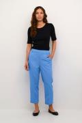 Kaffe Kasakura HW Cropped Pants Kvinde Ultramarine Bukser Med Lige Ben...