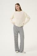 Karen by Simonsen Kbzelda O'neck Kvinde Egret Sweaters Classic Fit Str...