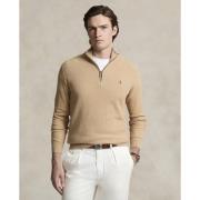 Polo Ralph Lauren 32/2 Cottonlsl-plo Mand Camel Melange Sweatshirts St...