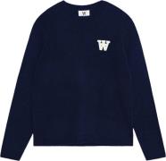 Wood Wood Wwtay AA CS Jumper Mand Navy Sweaters Str L - hos Magasin