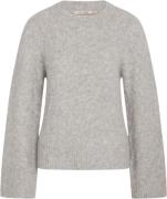 Rue de Femme Ashley Knit RdF Kvinde Stone Grey Sweaters Str L - hos Ma...