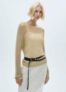 MANGO Sweater. - Mercurio Kvinde Gold Sweaters Str L - hos Magasin