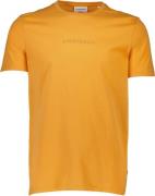 Lindbergh Lindbergh Print tee S/S Mand Orange Kortærmede T-shirts Regu...