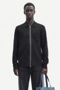 Samsøe Samsøe Guna X zip 10490 Mand Black Cardigans Str L - Viskose ho...