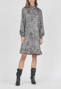 Love&Divine Love10626 Kvinde Grey Leo Midi Kjoler Str L - hos Magasin