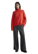 Marc O’Polo Wool Pullover Kvinde Poppy Red Sweaters Str L - hos Magasi...