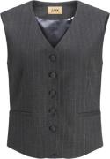 JJXX Jxmary Brushed Waistcoat TLR Kvinde Dark Grey Melange/light Grey ...