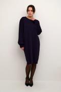 Kaffe Kalone Knit Dress Kvinde Dawn Purple Midi Kjoler Str L - hos Mag...