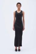 REMAIN Maxi Bias Cut Dress Kvinde Black Maxi Kjoler Str 40 - hos Magas...