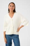 Kaffe Karosie Cardigan Kvinde Chalk Cardigans Str L - hos Magasin