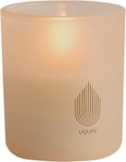 Uyuni Glass Candle, Beige, 2pack, 6x7 cm Beige - Led Stearinlys Glas h...