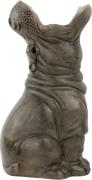 Donkey Vase Hungry Hippo Grå Str 29 x 14.7 x 157 cm - Figurer hos Maga...