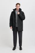 Casual Friday Cfarbour Long Parka Coat Mand Black Beauty Overgangsjakk...