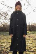 Danefæ Danegarden Raincoat Dark Navy Kvinde Dark Navy Regnjakker Str L...