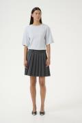 Karen by Simonsen Kbro Skirt Kvinde Grey Melange Korte Nederdele Loose...