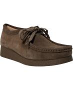 Clarks Originals Wallabeeevosh Kvinde Olive Suede Sneakers Str 40 - ho...