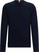 BOSS Ecaiop Mand Dark Blue Sweaters Str L - Bomuld hos Magasin