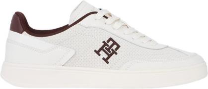 Tommy Hilfiger TH Heritage Sneaker Perf Kvinde White/burgundy Velvet S...