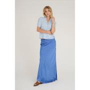 A-VIEW Emily Skirt Kvinde Medium Blue Maxi Nederdele Str 40 - hos Maga...