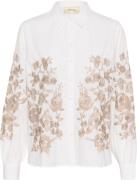 Cream Crdaisy Shirt Kvinde White/string Langærmede Skjorter Str 34 - h...