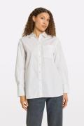 Envii Enwebster LS Shirt 7119 Kvinde White Langærmede Skjorter Str 40 ...