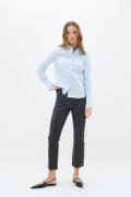 InWear Callyiw Shirt Kvinde Pastel Blue Langærmede Skjorter Regular Fi...